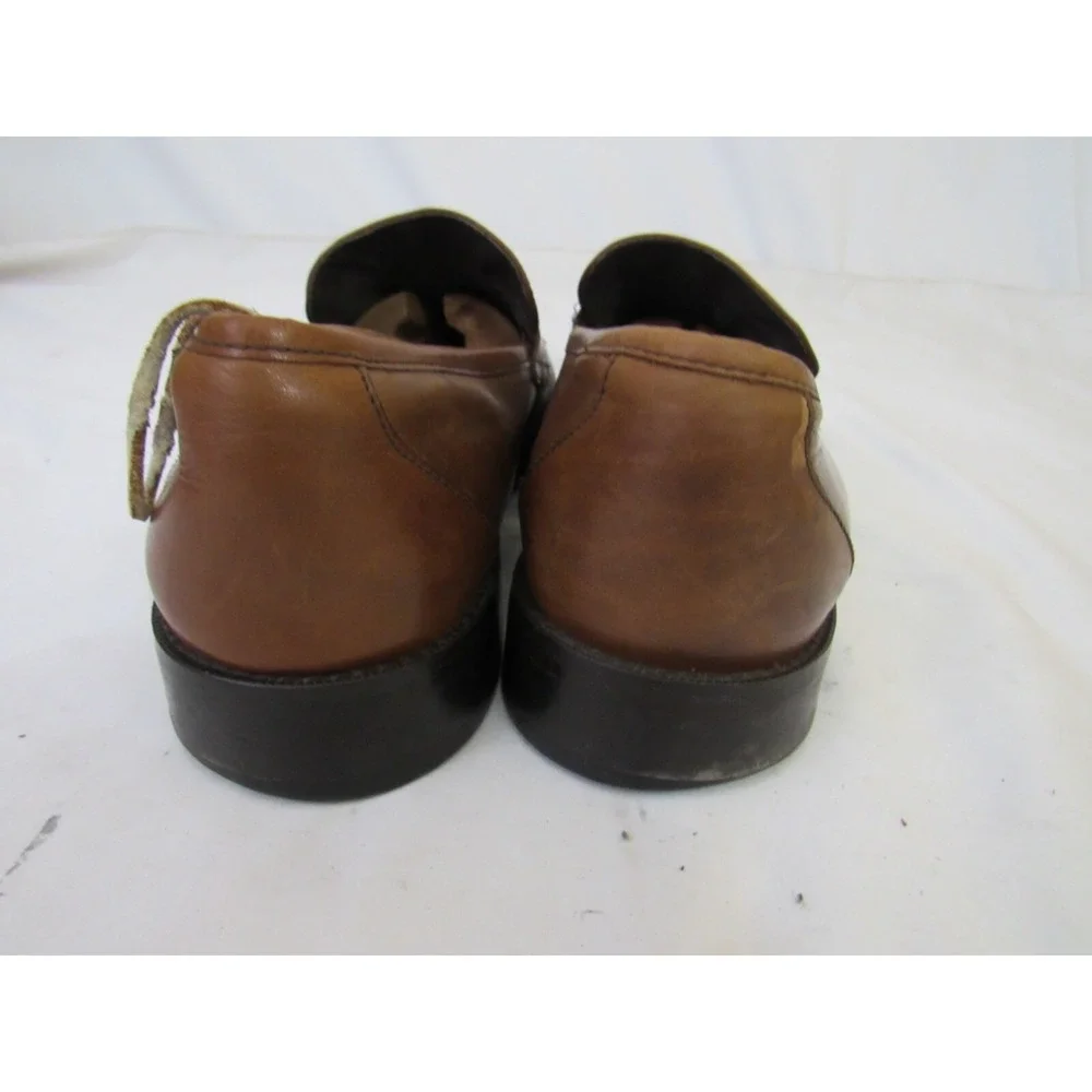 BANANA REPUBLIC Italian Leather Ortholite Slip‎ on Loafer Shoes Tan Size 9M